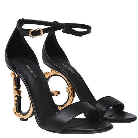 dolce gabbana womens shoes|dolce and gabbana heels black.